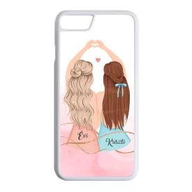 kerd a neveddel BFF Heart Best Friends forever legjobb baratnos iPhone 7/8 tok