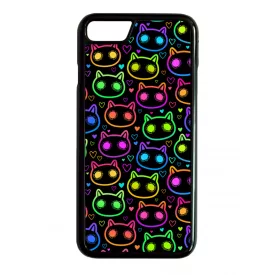 Halloween Macskak - Colored iPhone 7/8 tok