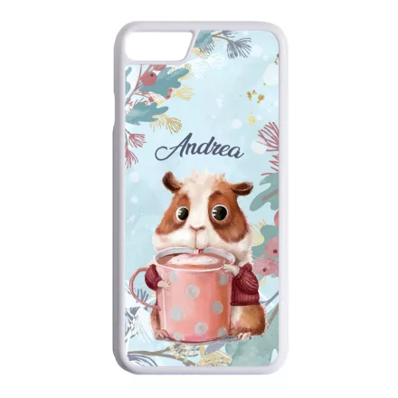Kakaós hörcsög - Téli mintás iPhone 7/8 tok