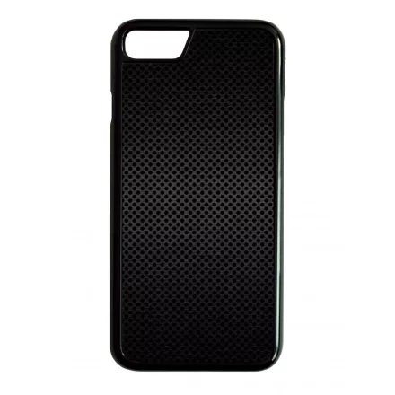 Speaker fekete metál mintás iPhone 7/8 tok