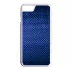Gyönyörű kék karbon fiber mintás iPhone 7/8 tok