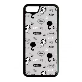 Mrrr Cuki Cica mintás iPhone 7/8 tok