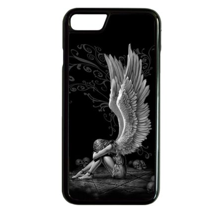 angyal angyalos fekete bukott iPhone 7 Plus fekete tok