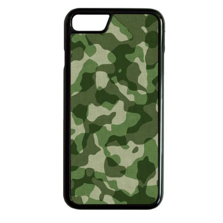 terepszin camouflage kamuflázs iPhone 7 Plus fekete tok