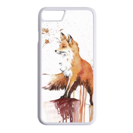 róka rókás fox iPhone 7 Plus fehér tok