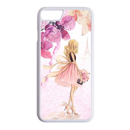 virágos fashion menyasszony párizs paris eiffel torony tavaszi iPhone 7 Plus / 8 Plus tok