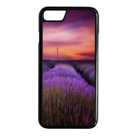 levendula levendulás levander lavender provence iPhone 7 Plus fekete tok