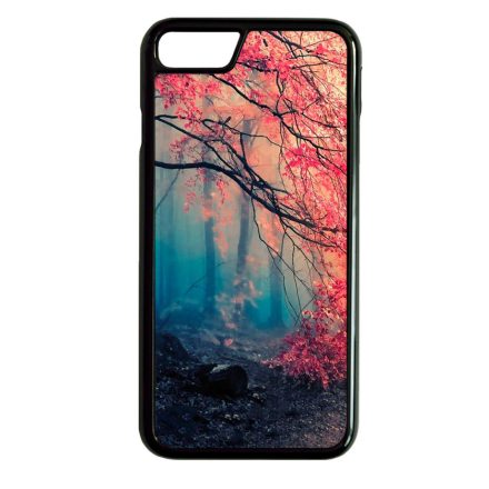 őszi erdős falevél természet iPhone 7 Plus fekete tok