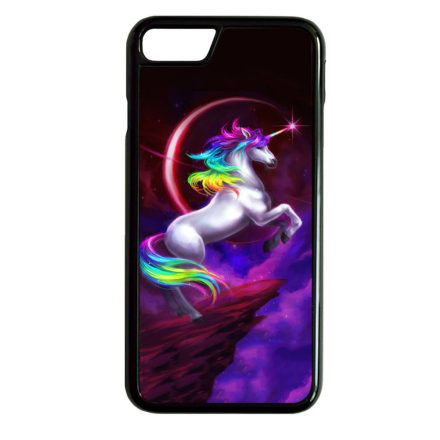 unicorn unikornis fantasy csajos iPhone 7 Plus fekete tok