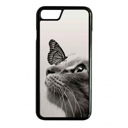 Cica és Pillangó - macskás iPhone 7 Plus / 8 Plus tok