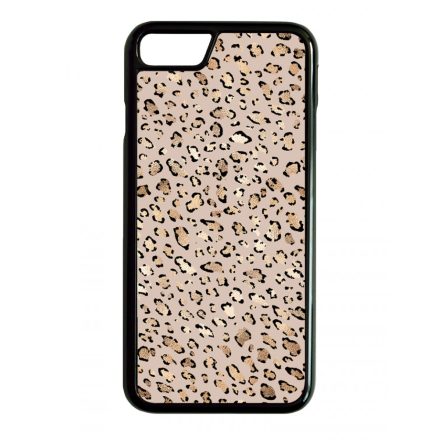 Rose Gold Leopard Wild Beauty Animal Fashion Csajos Allat mintas iPhone 7 Plus / 8 Plus tok