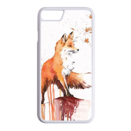 róka rókás fox iPhone SE 2020 fehér tok