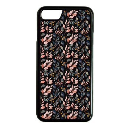 Csodaszép őszi virágmintás vintage iPhone SE 2020 fekete tok