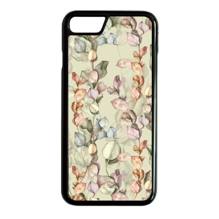 Vintage Ősz virág mintás iPhone SE 2020 fehér tok