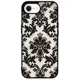 vintage fekete fehér iPhone 16e tok