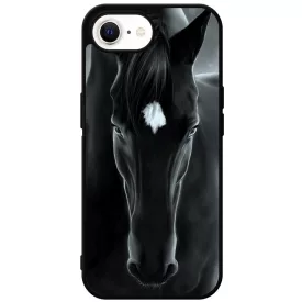 lovas fekete ló iPhone 16e tok