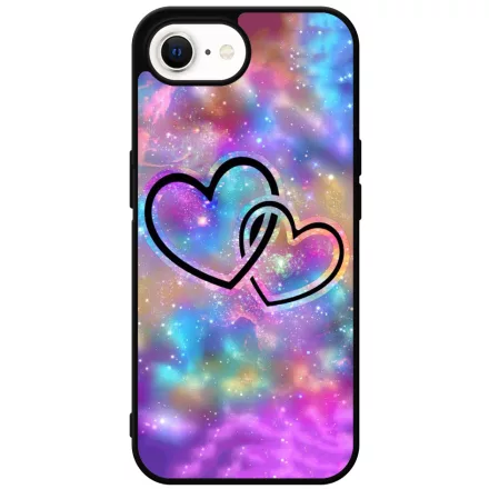 szerelem szerelmes szíves szivecskés hipster iPhone 16e tok