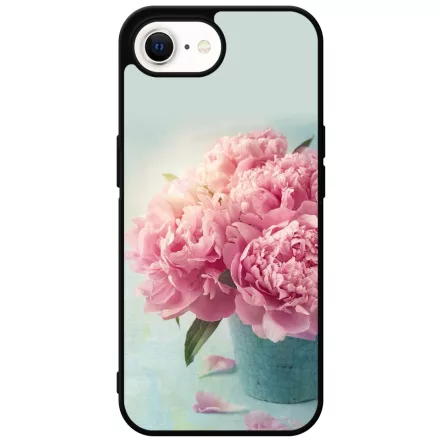 virágos tavaszi vintage rózsaszín rózsás iPhone 16e tok