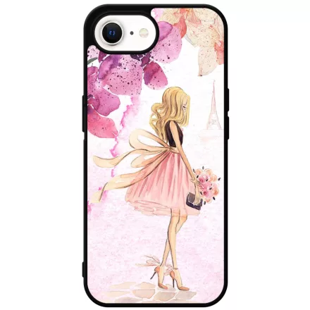 virágos fashion menyasszony párizs paris eiffel torony tavaszi iPhone 16e tok