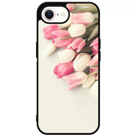 virágos tulipános tavaszi iPhone 16e tok