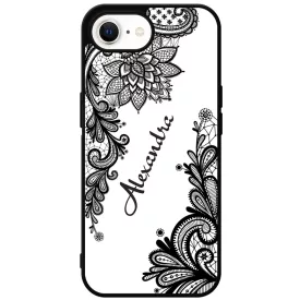 kérd a neveddel csipkés csajos iPhone 16e tok