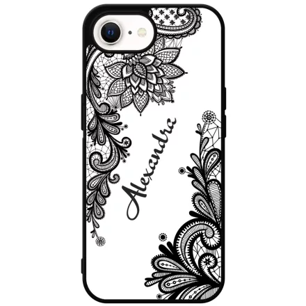 kérd a neveddel csipkés csajos iPhone 16e Magsafe tok