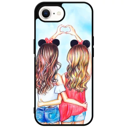 barátnők bff best friends forever legjobb barátnős besties iPhone 16e Magsafe tok