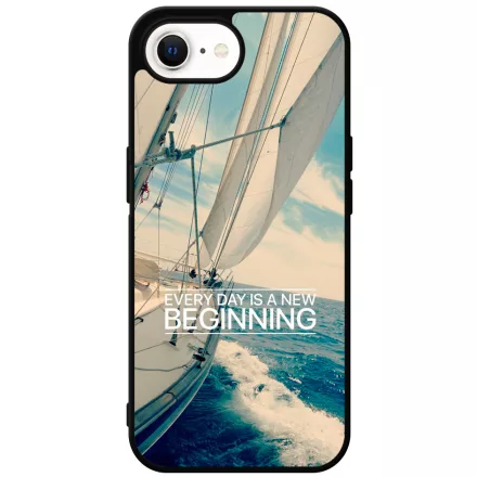 Minden nap egy új kezdet vitorlás tenger nyár iPhone 16e tok