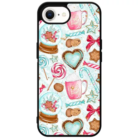 téli karácsonyi csajos mintás iPhone 16e Magsafe tok