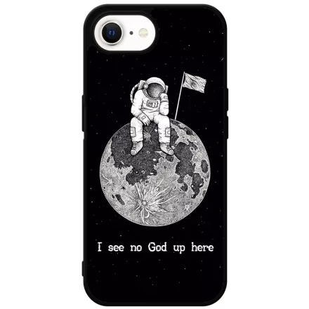 I see no God up here - űrhajós space iPhone 16e tok