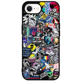 NASA matricabomba astronaut űrhajós stickerbomb iPhone 16e tok