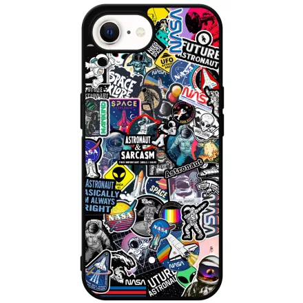 NASA matricabomba astronaut űrhajós stickerbomb iPhone 17e tok
