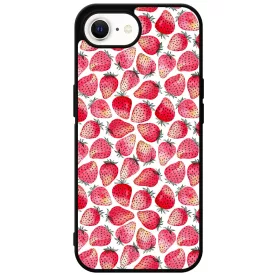 Strawberry BOOM - Eper mintás iPhone 16e tok