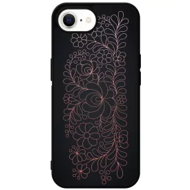 Elegáns Matyó - Rosegold magyar mintás hungarian folk iPhone 16e tok