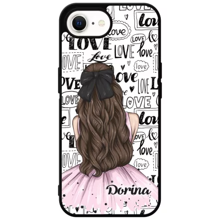 Kérd a Neveddel - LOVE Girl szerelem valentin napi iPhone 16e tok