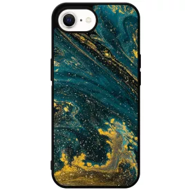 Luxury Blue Aranylo marvany iPhone 16e tok