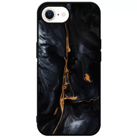 Black Gold marvanyos marvany mintas hatás iPhone 16e Magsafe tok