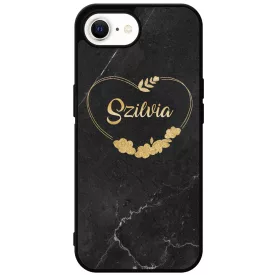 marble marvany mintas Heart szivecskes iPhone 16e tok