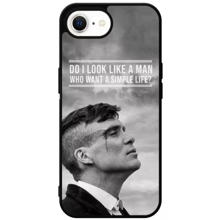 Tommy Shelby simple life idezet peaky blinders iPhone 16e Magsafe tok