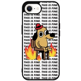 This is fine DOG kutyas meme iPhone 16e tok