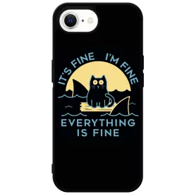 ezek csak cápák this is fine iPhone 16e tok