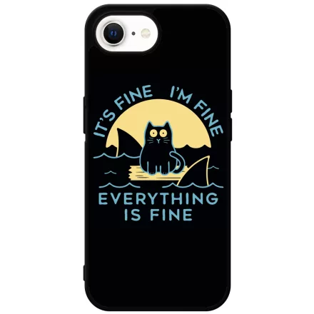 ezek csak cápák this is fine iPhone 17e tok