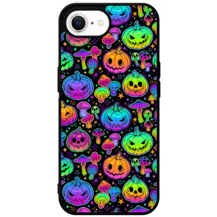 Pumpkin and Mushrooms - Halloween iPhone 16e Magsafe tok