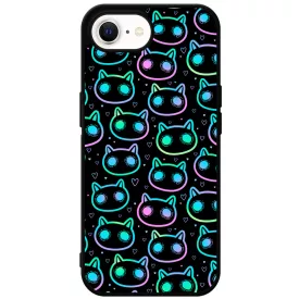 Halloween Macskak - Blue iPhone 17e tok