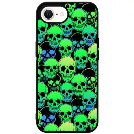 Green Skulls - Halloween iPhone 16e Magsafe tok