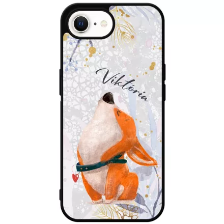 Cuki corgi kutyus - Téli mintás iPhone 17e tok