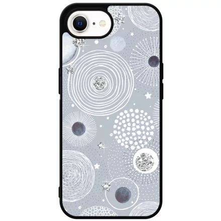 Gyönyörűséges Ezüstös téli mintás iPhone 16e Magsafe tok