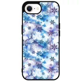 Téli Szépséges Hópihe mintás iPhone 16e tok