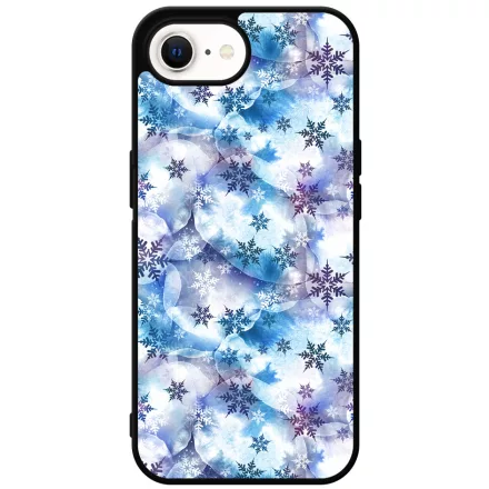 Téli Szépséges Hópihe mintás iPhone 16e Magsafe tok