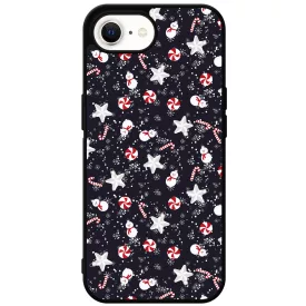 Cuki karácsonyi díszek mintás iPhone 16e tok